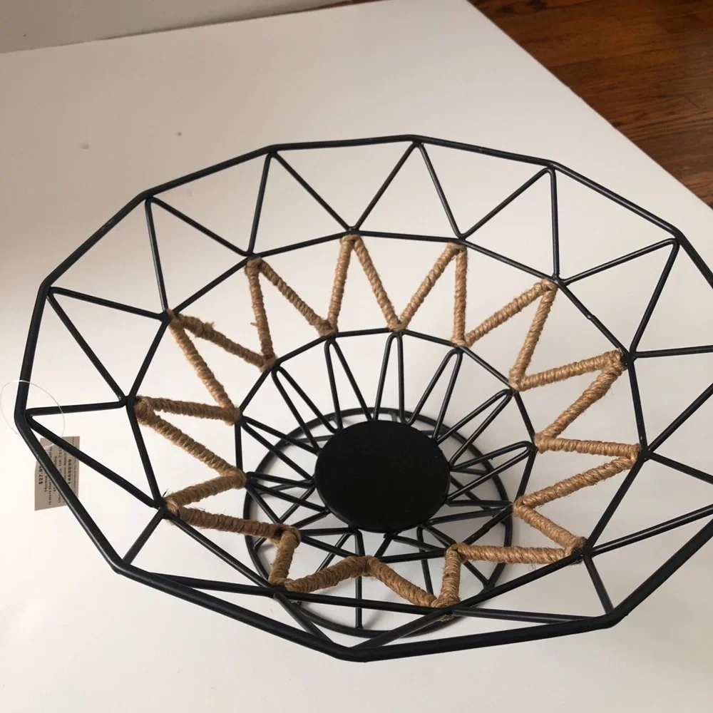Wire basket home decor